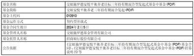 交银施罗德旗下基金自2024年2月5日起对部分股票按指数收益法估值？