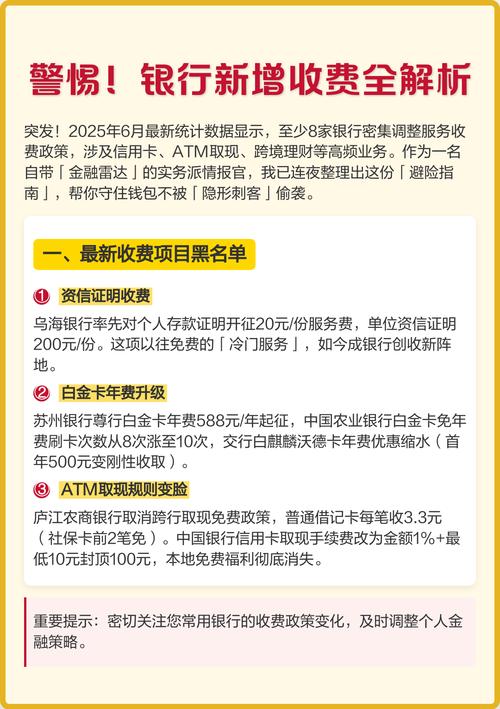 资信证明收费_建行理财白金卡异地取款手续费吗_银行服务收费调整
