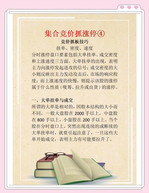 开盘集合竞价技巧_集合竞价捕捉涨停个股_开盘前竞价交易是什么意思