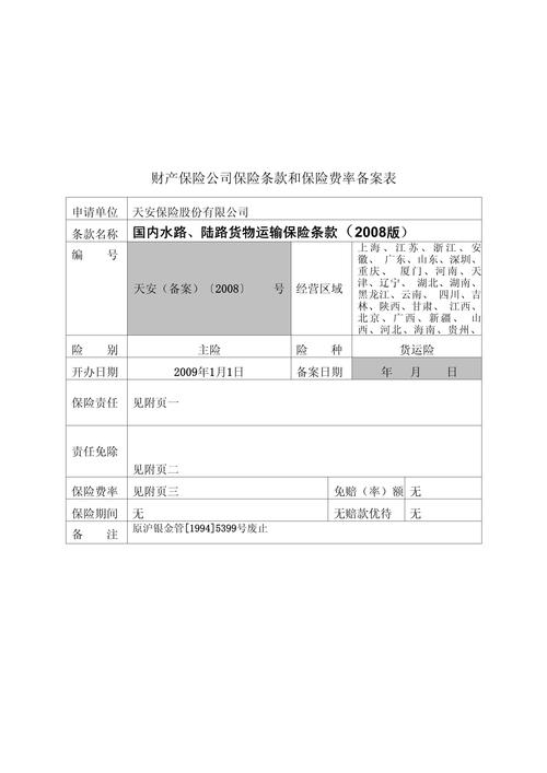 第一章总则：财产保险公司保险条款和费率管理办法解读