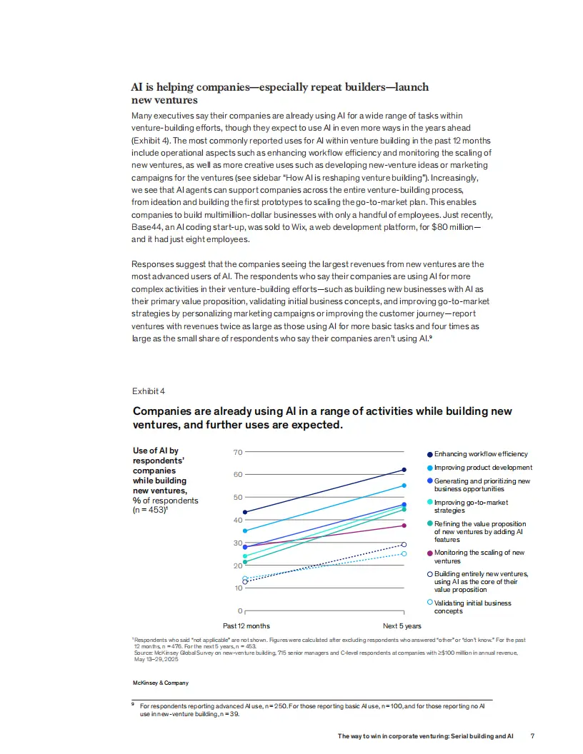 麦肯锡企业创业新趋势序列构建人工智能_2025麦肯锡报告_2025企业创业制胜之道序列构建人工智能报告