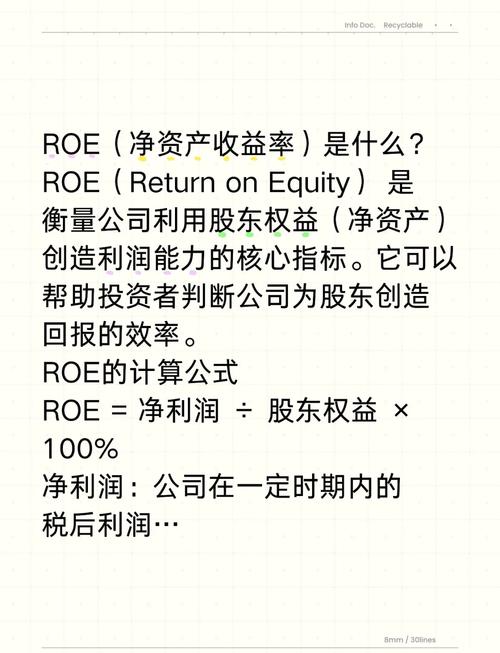 股票中roe是什么意思_ROE投资决策分析_净资产收益率计算公式