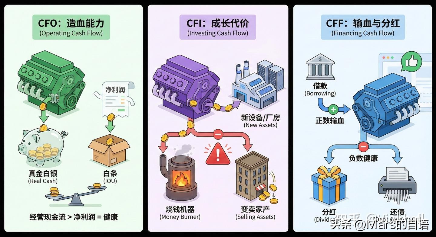 现金流表深度解读_经营活动现金流分析_现金流量表与资产负债表 利润表有何关系