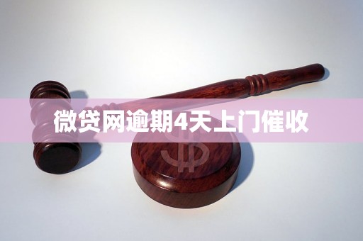微贷网逾期4天上门催收