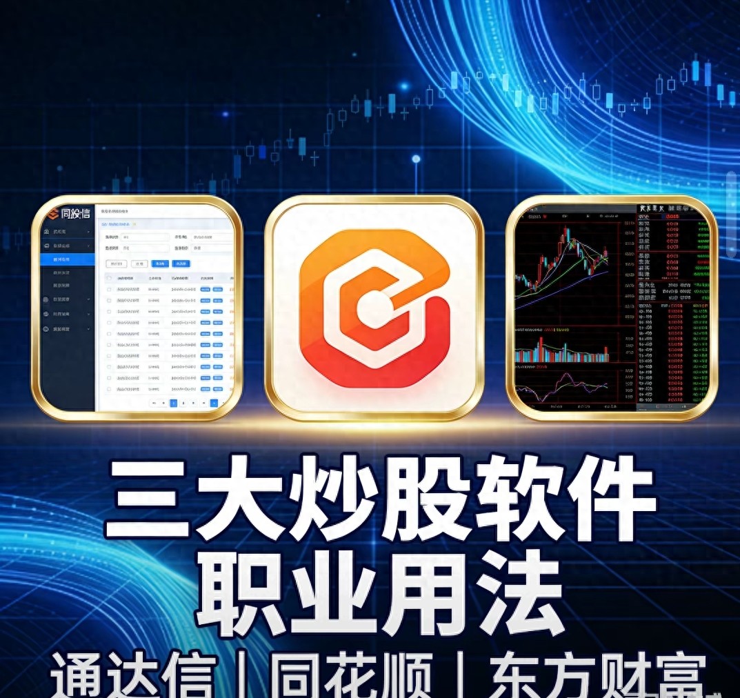 老股民必看！通达信、同花顺、东方财富炒股软件使用攻略